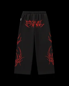 Feral Rogue Wide leg Sweatpants Red
