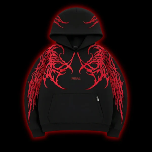 Feral Devour Red Sigil Hoodie