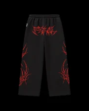 Feral Rogue Wide leg Sweatpants Red