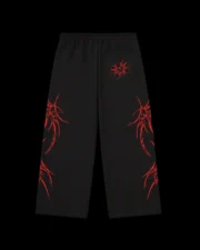 Feral Rogue Wide leg Sweatpants Red g