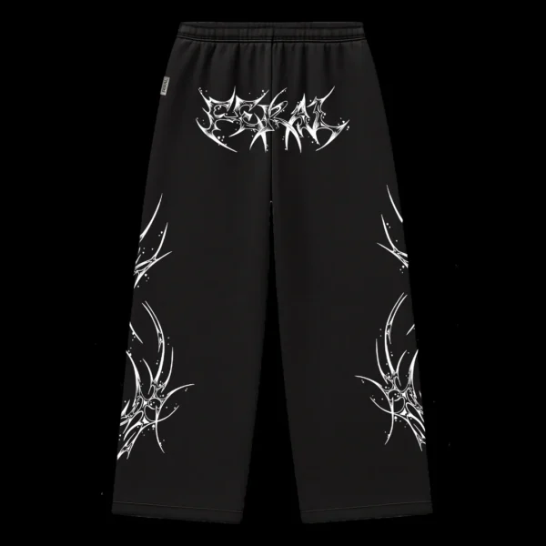 Feral Rogue Wide leg Sweatpants White