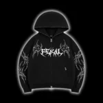 Feral Rogue ZIP Hoodie White