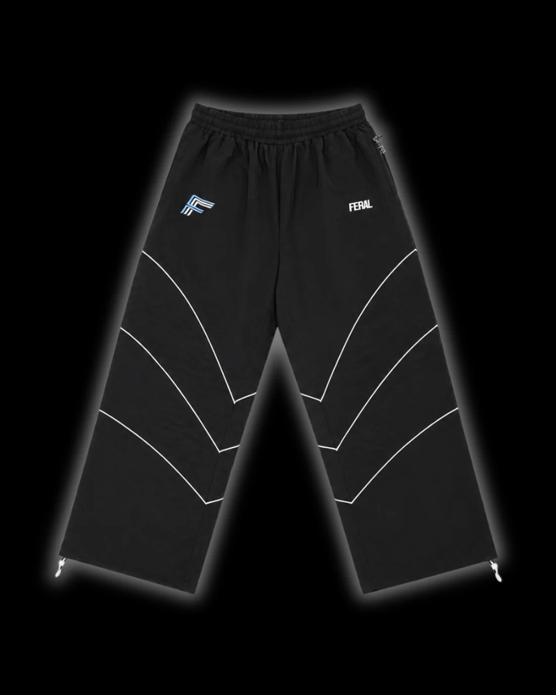 Feral Tribal Racer Track Pant Blue