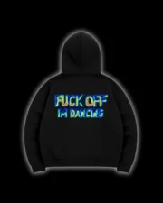 feral black hoodie back 3