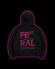 feral black hoodie back 9